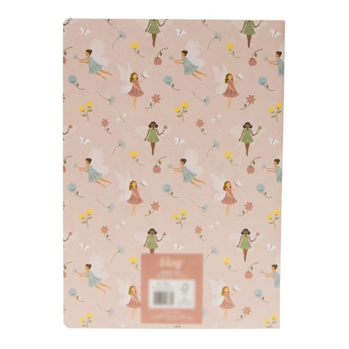 A4 stapled notebook, ANCOR B'LOG Fairies grid, 48 sheets, 90 g, assorted paper.