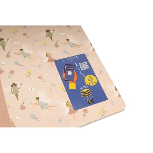 A5 stapled notebook, ANCOR B'LOG Fairies lined, 48 sheets, 90 g, assorted.