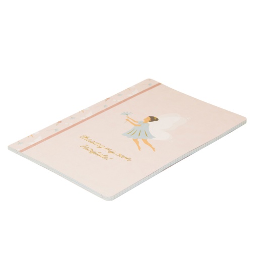 A5 stapled notebook, ANCOR B'LOG Fairies grid, 48 sheets, 90 g, assorted.