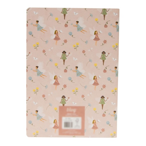 A5 stapled notebook, ANCOR B'LOG Fairies grid, 48 sheets, 90 g, assorted.