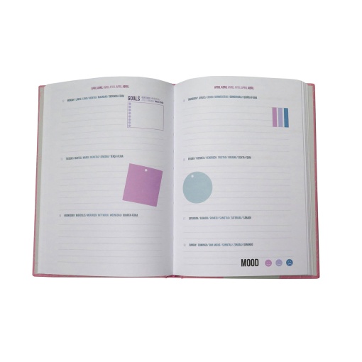 Weekly school planner A5 ANCOR B'LOG Laces 2026/27