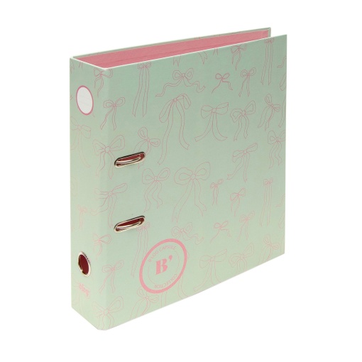 School folder A4 ANCOR B'LOG Laces wide spine 2 rings assorted