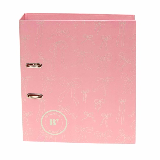 School folder A4 ANCOR B'LOG Laces wide spine 2 rings assorted