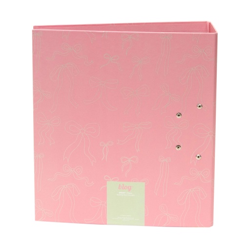 School folder A4 ANCOR B'LOG Laces wide spine 2 rings assorted