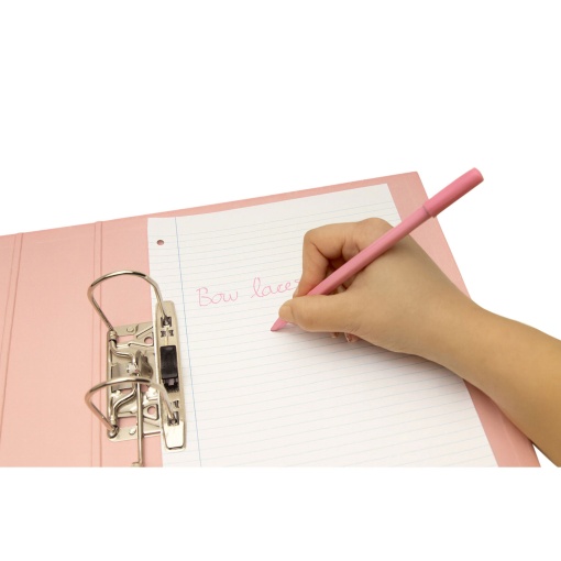 School folder A4 ANCOR B'LOG Laces wide spine 2 rings assorted