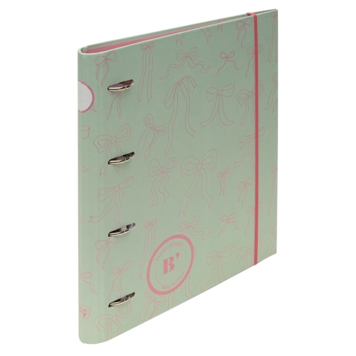 A4 school binder with lined refill + dividers ANCOR B'LOG Laces narrow spine 4 rings assorted