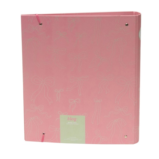 A4 school binder with lined refill + dividers ANCOR B'LOG Laces narrow spine 4 rings assorted