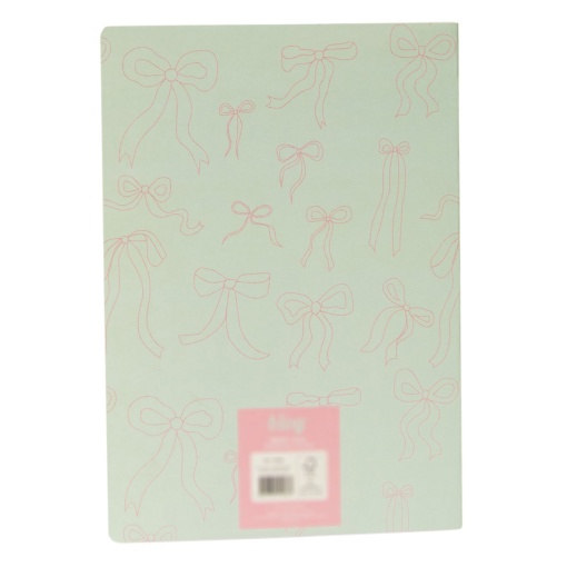 A4 stapled notebook, ANCOR B'LOG Laces, lined, 48 sheets, 90 g, assorted.