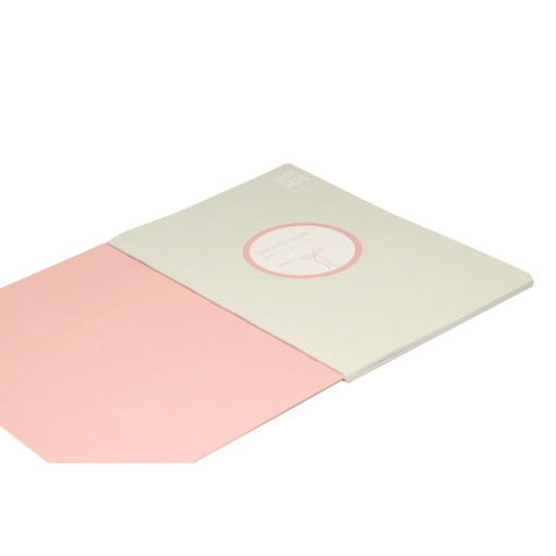 A4 stapled notebook, ANCOR B'LOG Laces, grid paper, 48 sheets, 90 g, assorted.