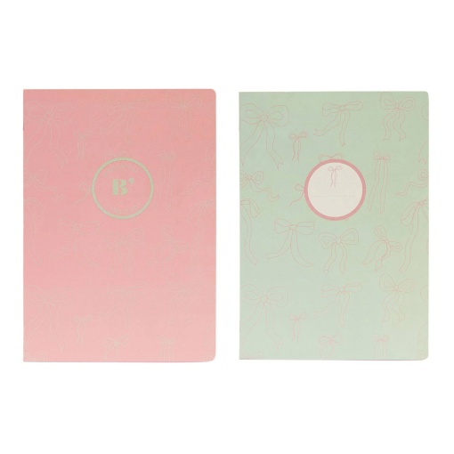 Caderno A5 agrafado ANCOR B'LOG Laces pautado 48 folhas 90 g sortido