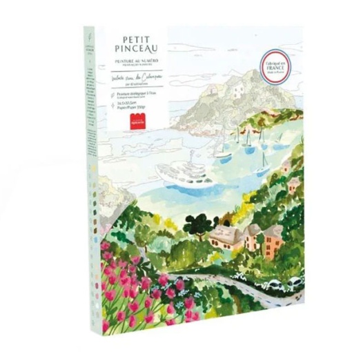 Pintar por números La Petite Épicerie Petit Pinceau 24,5x32,5 cm - Balade dans les Calanques