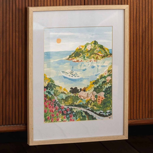 Pintar por números La Petite Épicerie Petit Pinceau 24,5x32,5 cm - Balade dans les Calanques