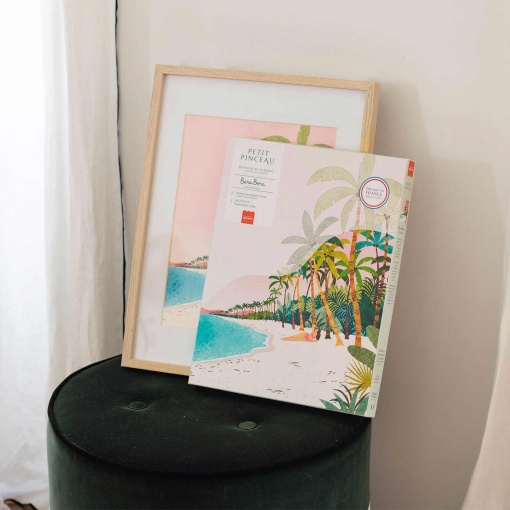 Pintura por números La Petit Épicerie Petit Pinceau 24,5x32,5 cm - Bora-Bora