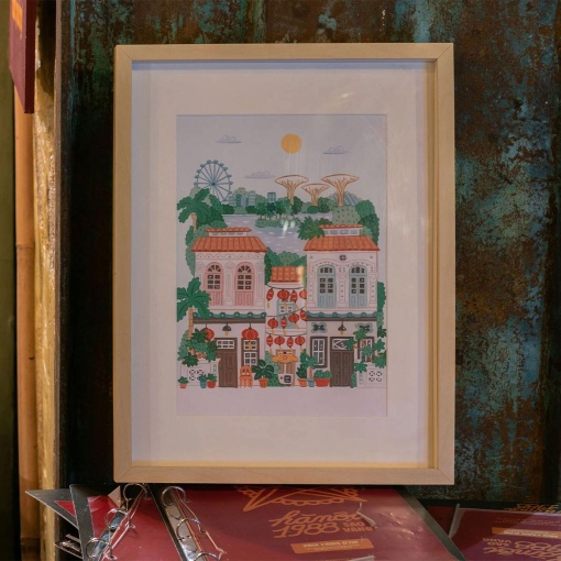 Pintar por números La Petite Épicerie Petit Pinceau 24,5x32,5 cm - Singapore