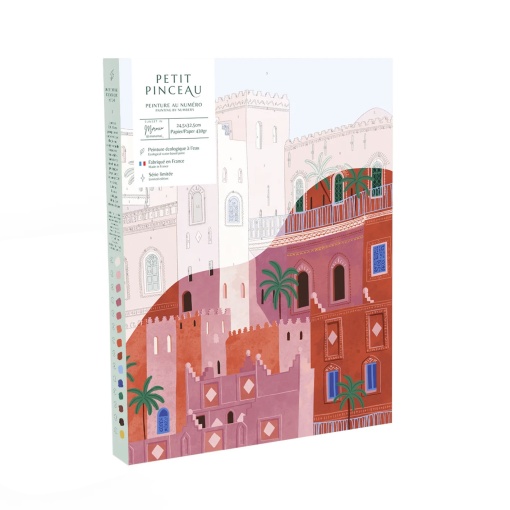Pintar por números La Petite Épicerie Petit Pinceau 24,5x32,5 cm - Maroc