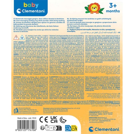 Mordedor refrescante Clementoni Baby Lion