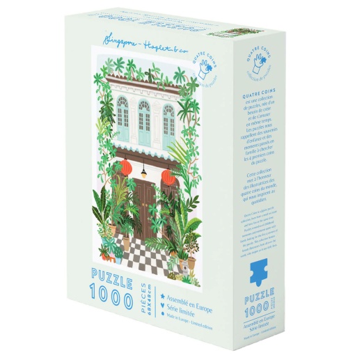 Puzzle La Petit Épicerie Quatre Coins 1000 piezas - Singapur - Hoglet&Co