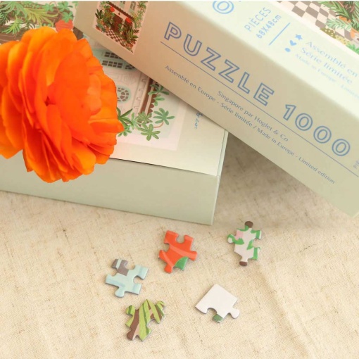 Puzzle La Petit Épicerie Quatre Coins 1000 piezas - Singapur - Hoglet&Co