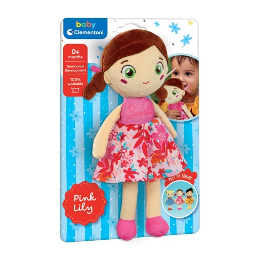 Pink Lily Clementoni Baby Doll