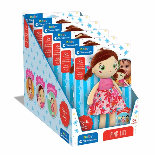 Pink Lily Clementoni Baby Doll