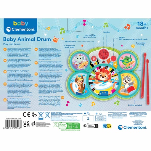 Clementoni Baby Animal Battery