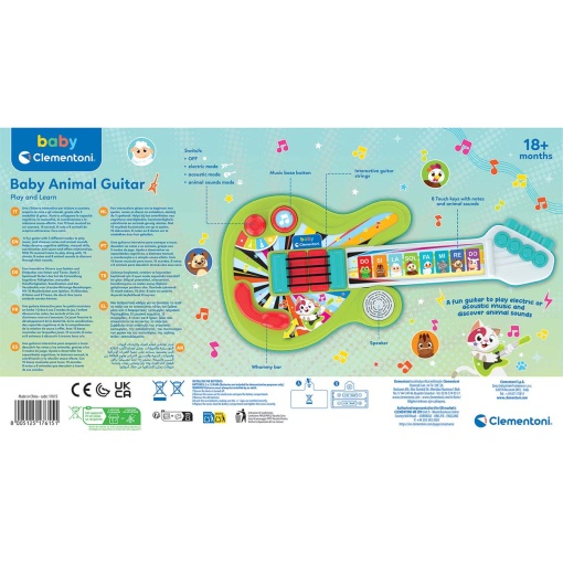 CLEMENTONI Baby Interactive Guitar