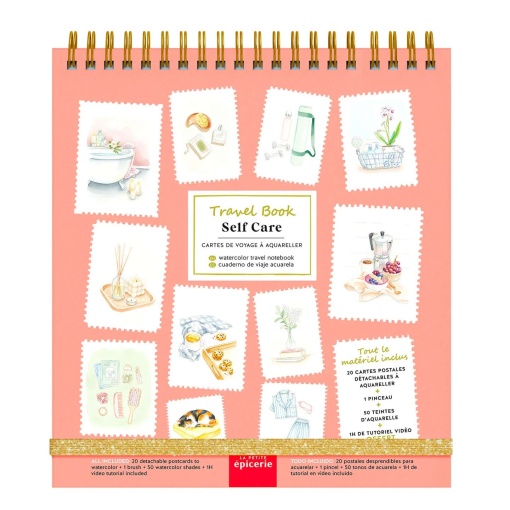 Travel Book La Petite Épicerie Caderno de viagem para aguarela - Self Care