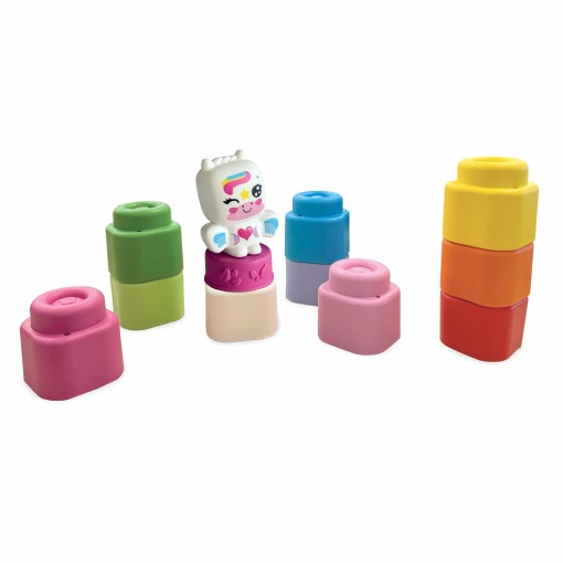 Clementoni Soft Clemmy Unicorn Blocks - 10 units