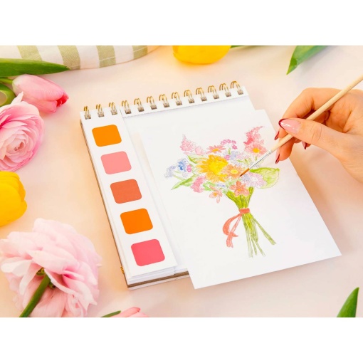 Travel Book La Petite Épicerie Caderno de viagem para aguarela - Secret Garden