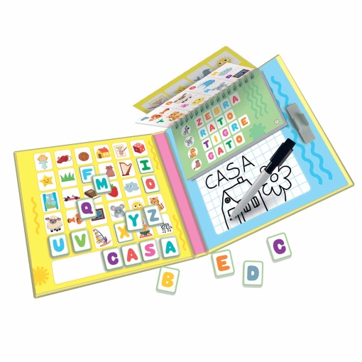 Libro magnético - letras y palabras CLEMENTONI Educación