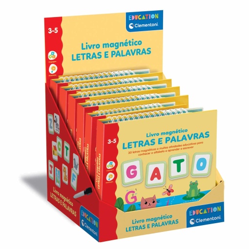 Libro magnético - letras y palabras CLEMENTONI Educación