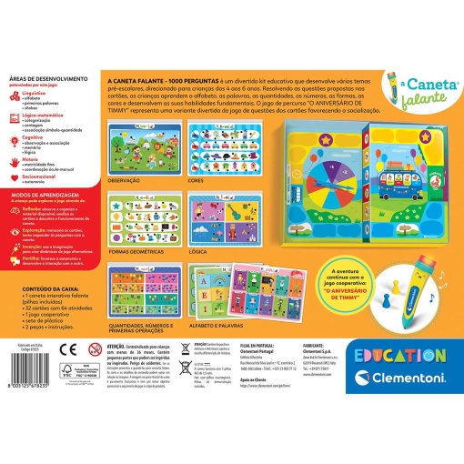 La Pluma Parlante - 1000 Preguntas CLEMENTONI Educación