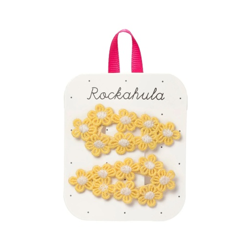 Rockahula crochet flower hair clips (2 units)