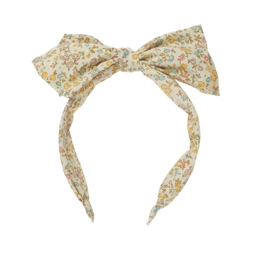 Fabric headband with flower bow ROCKAHULA