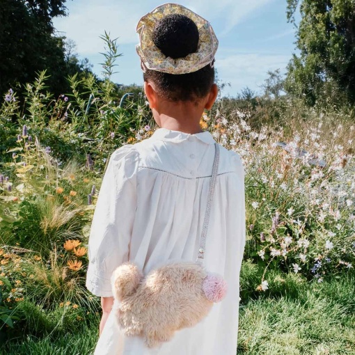 Goma elástica para el pelo de tela con flores ROCKAHULA