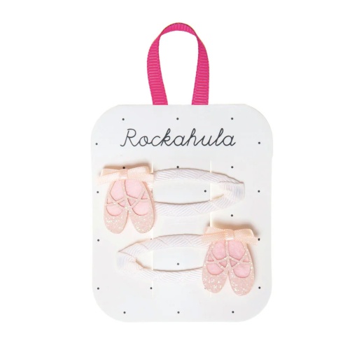 Hair clip with ROCKAHULA ballet shoes (2 units)