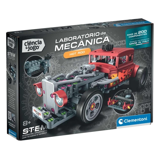 Laboratorio de Mecánica - Hot Rod CLEMENTONI Ciencia y Juego