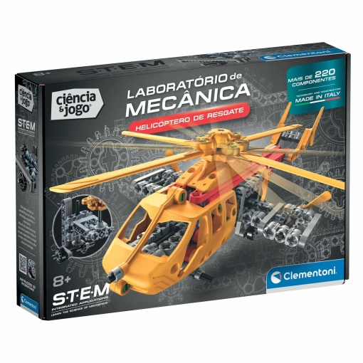 Laboratorio de Mecánica - Helicóptero de Rescate CLEMENTONI Ciencia y Juego