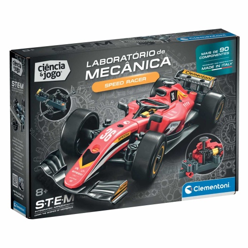 Laboratorio de Mecánica - Speed Racer CLEMENTONI Ciencia y Juego