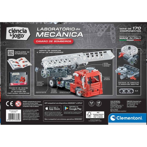 Laboratorio de Mecánica - Camión de Bomberos CLEMENTONI Ciencia y Juego