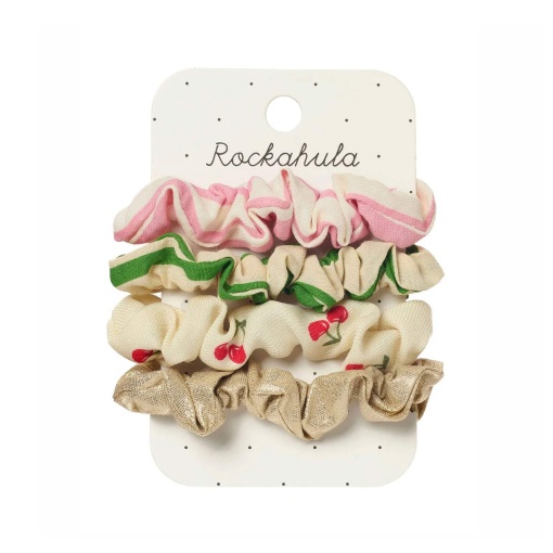 ROCKAHULA fabric hair elastics (4 units)