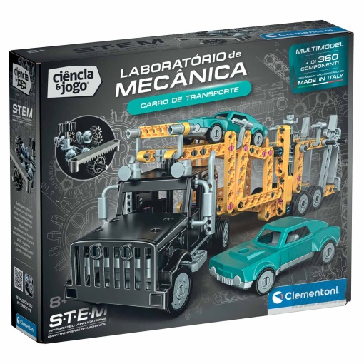 Laboratorio de Mecánica - Vehículo de Transporte CLEMENTONI Ciencia y Juego