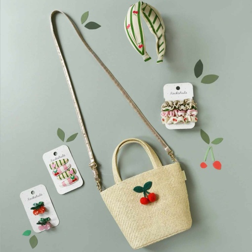 ROCKAHULA cherry basket shoulder bag