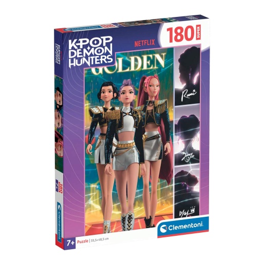 Puzzle CLEMENTONI 180 pieces K-Pop Demon Hunters Golden