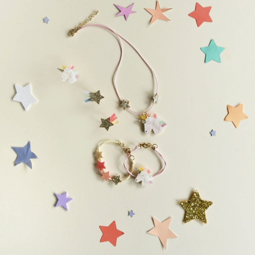 Pulseira unicórnio + estrela ROCKAHULA (2 unidades)