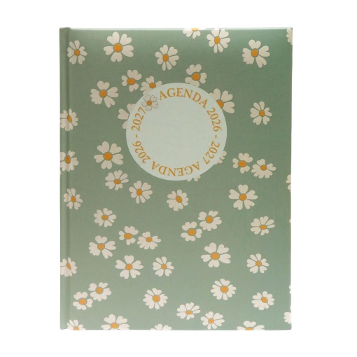 Agenda escolar A5 semanal ANCOR B'LOG Flowera 2026/27