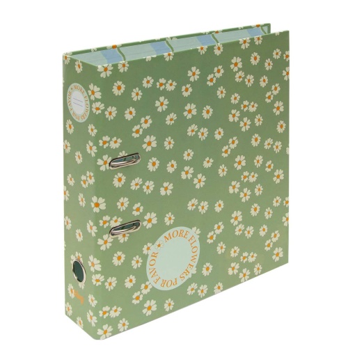 Dossier escolar A4 ANCOR B'LOG Flowers lombada larga 2 argolas