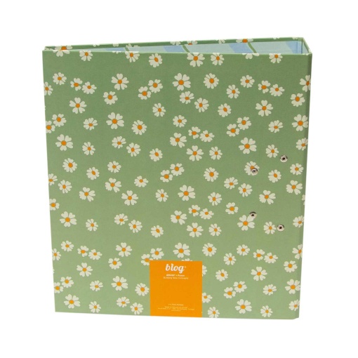 Dossier escolar A4 ANCOR B'LOG Flowers lombada larga 2 argolas