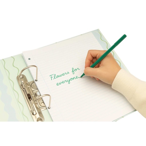 Dossier escolar A4 ANCOR B'LOG Flowers lombada larga 2 argolas