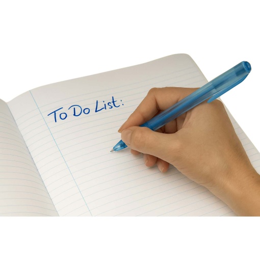 Caderno A4 agrafado ANCOR B'LOG Flowers pautado 48 folhas 90 g